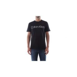 T-shirty z krótkim rękawem Calvin Klein Jeans K10K103078 COTTON FRONT LOGO. Czarne t-shirty męskie Calvin Klein Jeans, xl, bez wzorów, z jeansu, bez kołnierzyka, krótkie. Za 118,13 zł.