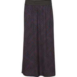 Spódnica "Stelly" w kolorze czerwono-czarno-niebieskim. Czerwone spódniczki damskie Kaffe, w paski, z podwyższonym stanem, maxi. W wyprzedaży za 109,95 zł.