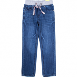 Spodnie. Niebieskie chinosy chłopięce COLLECTION JEANS BOY, z bawełny. Za 79,90 zł.
