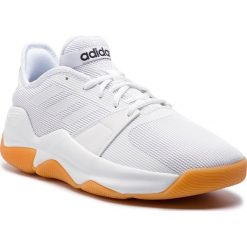 Buty adidas - Streetflow F36738 Ftwwht/Ftwwht/Cblack. Białe buty sportowe męskie Adidas, ze skóry ekologicznej, bez zapięcia, do koszykówki. Za 299,00 zł.