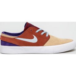 Nike - Buty SB Zoom Janoski RM. Żółte buty sportowe męskie Nike, ze skóry, na sznurówki, nike zoom. Za 359,90 zł.