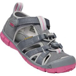 Keen Sandały Dziecięce Seacamp Ii Cnx C-Steel Grey/Rapture Rose Us 8 (Eu 24). Szare sandały dziewczęce Keen, z materiału, bez zapięcia. Za 265,00 zł.