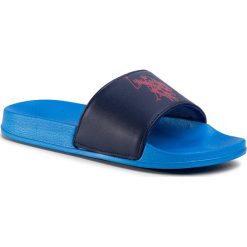 Klapki U.S. POLO ASSN. - Aquarius Club FUN4105S0/Y1 Roy/Dkbl. Niebieskie klapki męskie U.S. Polo Assn., ze skóry ekologicznej, bez zapięcia. Za 109,00 zł.