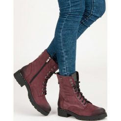 Sznurowane botki workery vinceza. Botki damskie Vinceza, ze skóry, bez obcasa, na sznurówki. Za 325,90 zł.
