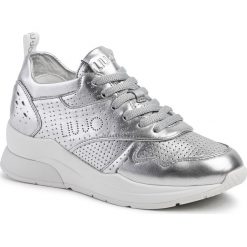 Sneakersy LIU JO - Karlie 14 BA0007 P0231 Silver 00532. Szare półbuty damskie Liu Jo, ze skóry. W wyprzedaży za 719,00 zł.