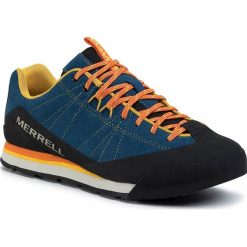 Trekkingi MERRELL - Catalyst Suede J000099 Sailor. Niebieskie trapery męskie Merrell, ze skóry, bez zapięcia, trekkingowe. Za 399,00 zł.