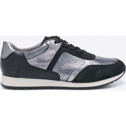 Geox - Buty. Szare buty sportowe damskie marki Geox, z materiału. W wyprzedaży za 239,90 zł.