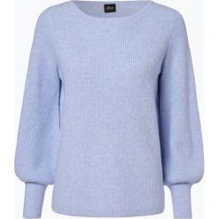 S.Oliver Black Label - Sweter damski, niebieski. Niebieskie swetry damskie marki s.Oliver BLACK LABEL, s, bez wzorów, z dzianiny, klasyczne, bez rękawów, bez kaptura. Za 259,95 zł.