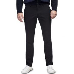 Spodnie RICCARDO SMCS030052. Czarne spodnie męskie Giacomo Conti, s, bez wzorów, z elastanu. Za 299,00 zł.