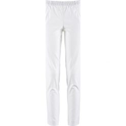 Legginsy SKINNY bonprix biały. Białe legginsy marki bonprix. Za 37,99 zł.