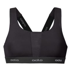 Biustonosze sportowe: Odlo Biustonosz Sports Bra Padded Medium czarny r. S (130281)