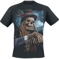 T-shirty męskie z nadrukiem: Spiral Voodoo Catcher T-Shirt czarny