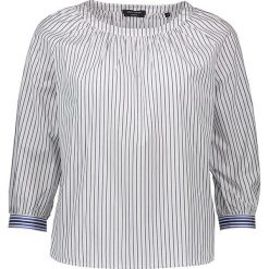 Bluzka w kolorze biało-niebieskim. Niebieskie bluzki damskie Marc O'Polo, w paski, z okrągłym kołnierzem, bez rękawów. W wyprzedaży za 263,95 zł.
