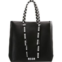 MSGM NASTRO LOGO Torba na zakupy black. Czarne torby damskie na zakupy marki MSGM. W wyprzedaży za 809,50 zł.