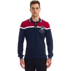 Galvanni koszulka polo męska Harau L, ciemnoniebieski. Niebieskie koszulki męskie GALVANNI, m, bez wzorów, z materiału, polo, z długim rękawem, długie. W wyprzedaży za 269,00 zł.