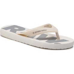 Japonki G-STAR RAW - Dend D14914-3593-A539 White/Industrial Grey. Brązowe klapki damskie G-Star RAW, bez wzorów, z tworzywa sztucznego, bez obcasa. Za 109,00 zł.