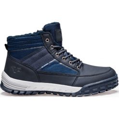 BUTY MĘSKIE ZIMOWE TRAPERY T254 - NIEBIESKIE. Niebieskie trapery męskie Inny, na zimę, z materiału, bez zapięcia. Za 99,00 zł.