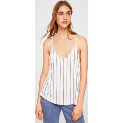 Mango - Top Cari. Białe topy damskie Mango, s, z elastanu. W wyprzedaży za 29,90 zł.
