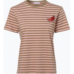 Marie Lund - T-shirt damski, zielony. Zielone t-shirty damskie marki Marie Lund, xs, w paski, klasyczne, z klasycznym kołnierzykiem. Za 59,95 zł.