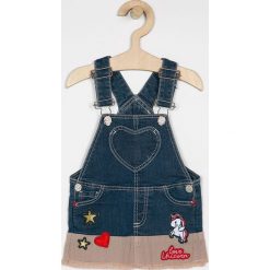 Blukids - Spódnica dziecięca 74-98 cm. Niebieskie spódniczki dziewczęce Blukids, na co dzień, bez wzorów, z elastanu, mini, rozkloszowane. W wyprzedaży za 49,90 zł.