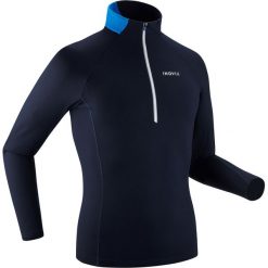 Koszulka narciarska XC S TS 100 męska. Niebieskie koszulki męskie INOVIK, s, bez wzorów, z elastanu, bez kołnierzyka, bez rękawów. Za 64,99 zł.