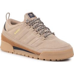 Buty adidas - Jake Boot 2.0 Low EE6210 Trakha/Rawdes/Legink. Brązowe półbuty męskie Adidas, na co dzień, bez wzorów, z zamszu, eleganckie, bez zapięcia. W wyprzedaży za 379,00 zł.