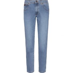 Jeansy Slim Fit Wrangler Texas W12SM511Q. Niebieskie jeansy męskie Wrangler, m, bez wzorów. Za 319,00 zł.