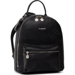 Plecak DESIGUAL - 20SAKP14 2000. Czarne plecaki damskie Desigual, bez wzorów, ze skóry ekologicznej. Za 349,00 zł.