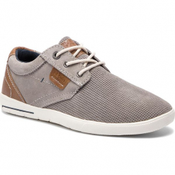 Półbuty S.OLIVER - 5-13605-22 Grey 200. Szare półbuty skórzane męskie S.Oliver. Za 219,90 zł.