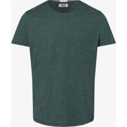 Tommy Jeans - T-shirt męski – TJM Essential Jaspe Tee, zielony. Zielone t-shirty męskie Tommy Jeans, m, bez wzorów, z jeansu, bez kołnierzyka. Za 139,95 zł.
