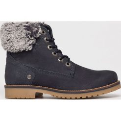 Wrangler - Buty Creek Alaska. Niebieskie buty sportowe damskie marki Wrangler, bez wzorów, ze skóry, sportowe. W wyprzedaży za 379,90 zł.
