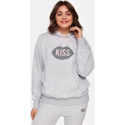 Bluza PLNY LALA Kiss 00050. Szare bluzy damskie PLNY LALA, m, bez wzorów, z bawełny, bez rękawów, bez kaptura. Za 279,00 zł.