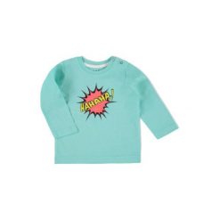 Esprit Boy Bluzka z długim rękawem mint - niebieski. Niebieskie t-shirty chłopięce z długim rękawem marki Esprit, z bawełny. Za 35,00 zł.