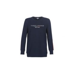 Bluzy Tommy Hilfiger CHARLOT C-NK SWEATSHIRT LS. Niebieskie bluzy damskie TOMMY HILFIGER, s, bez wzorów, bez rękawów, bez kaptura. Za 469,00 zł.