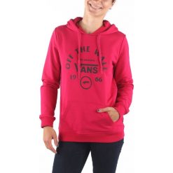 Vans Attendance Bluza Czerwony Różowy. Różowe bluzy damskie Vans, l, z nadrukiem, z bawełny, bez rękawów, bez kaptura. Za 199,95 zł.