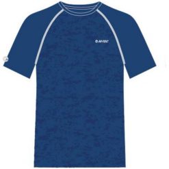 Hi-tec Koszulka męska Deran Monaco Blue/Monaco Blue Pixel Camo Print r. L. Niebieskie t-shirty męskie marki Hi-tec, l. Za 47,12 zł.