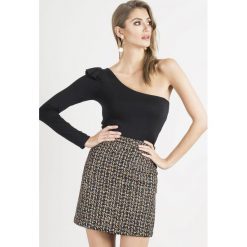 SPÓDNICA SONIA. Żółte spódniczki damskie ivon, na co dzień, bez wzorów, z tkaniny, mini, proste. Za 99,00 zł.