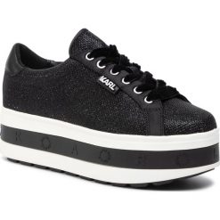 Sneakersy KARL LAGERFELD - KL61451 Black. Czarne półbuty damskie KARL LAGERFELD, ze skóry ekologicznej. Za 669,00 zł.