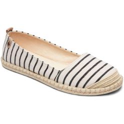 Roxy Espadryle Felicity J Shoe Bkw Black/White 37. Czarne buty sportowe damskie Roxy, z nadrukiem, z włókna, sportowe. Za 169,00 zł.