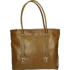 Torba - A-3537-O NM T. Żółte torebki klasyczne damskie marki Venezia, ze skóry. Za 379,00 zł.