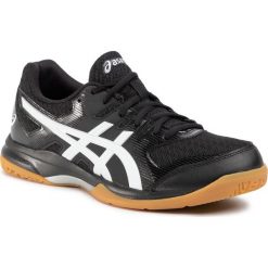 Buty ASICS - Gel-Rocket 9 1071A030 Black/White 001. Czarne buty sportowe męskie Asics, ze skóry ekologicznej, bez zapięcia, na fitness i siłownię. Za 269,00 zł.