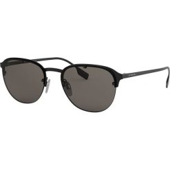 Burberry - Okulary 0BE3103.1283/3.54. Czarne okulary przeciwsłoneczne męskie marki Burberry, z materiału. Za 799,90 zł.