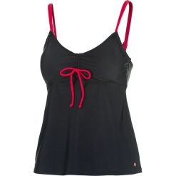 Bikini: Koszulka tankini w kolorze czarno-różowym