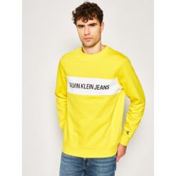 Bluza Calvin Klein Jeans Contrast Panel Logo J30J314857. Czarne bluzy męskie Calvin Klein Jeans, m, bez wzorów, z bawełny, bez kołnierzyka, bez rękawów, bez kaptura. W wyprzedaży za 319,00 zł.
