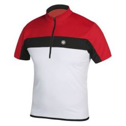 Etape Koszulka Rowerowa Męska Face White/Red L. Czerwone koszulki męskie marki Etape, m, bez wzorów. W wyprzedaży za 90,00 zł.