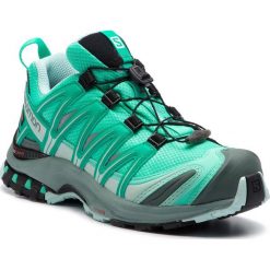 Buty SALOMON - Xa Pro 3D Gtx W GORE-TEX 406722 20 V0 Electric Green/Vivid Green/Icy Morn. Zielone buty sportowe damskie Salomon, bez wzorów, ze skóry ekologicznej, sportowe, do biegania, gore-tex. W wyprzedaży za 539,00 zł.