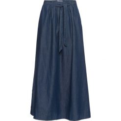 Długa spódnica dżinsowa bonprix niebieski. Niebieskie spódniczki damskie bonprix, bez wzorów, długie, maxi. Za 89,99 zł.