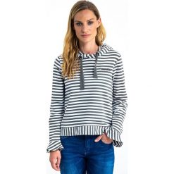 Bluza w kolorze khaki. Brązowe bluzy damskie Garcia, xs, w paski, bez rękawów, bez kaptura. W wyprzedaży za 149,95 zł.