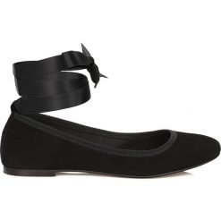 Baleriny damskie: Czarne baleriny damskie