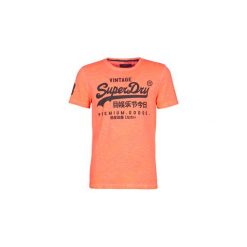 T-shirty z krótkim rękawem Superdry PREMIUM GOODS MID WEIGHT AOP TEE. Pomarańczowe t-shirty męskie Superdry, s, bez wzorów, bez kołnierzyka, krótkie. Za 126,70 zł.